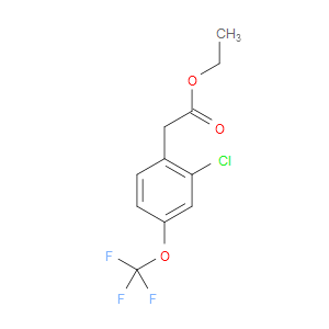 ethyl 2-(2-chloro-4-(trifluoromethoxy)phenyl)acetate