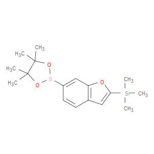 trimethyl(6-(4,4,5,5-tetramethyl-1,3,2-dioxaborolan-2-yl)benzofuran-2-yl)silane