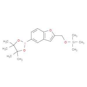 trimethyl((5-(4,4,5,5-tetramethyl-1,3,2-dioxaborolan-2-yl)benzofuran-2-yl)methoxy)silane