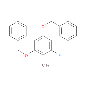 (((5-fluoro-4-methyl-1,3-phenylene)bis(oxy))bis(methylene))dibenzene