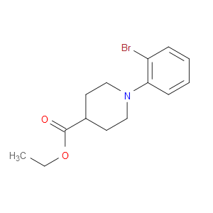 ethyl 1-(2-bromophenyl)piperidine-4-carboxylate