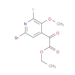 ethyl 2-(6-bromo-2-fluoro-3-methoxypyridin-4-yl)-2-oxoacetate