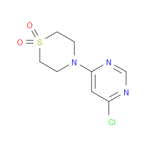 Thiomorpholine, 4-(6-chloro-4-pyrimidinyl)-, 1,1-dioxide