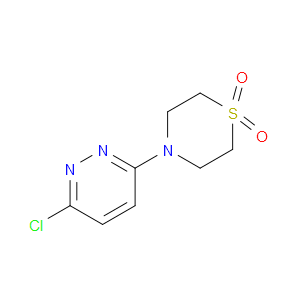 Thiomorpholine, 4-(6-chloro-3-pyridazinyl)-, 1,1-dioxide