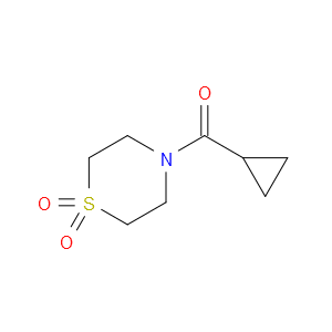 Cyclopropyl(1,1-dioxido-4-thiomorpholinyl)methanone