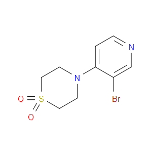 Thiomorpholine, 4-(3-bromo-4-pyridinyl)-, 1,1-dioxide