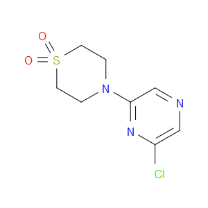 Thiomorpholine, 4-(6-chloro-2-pyrazinyl)-, 1,1-dioxide