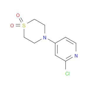 Thiomorpholine, 4-(2-chloro-4-pyridinyl)-, 1,1-dioxide