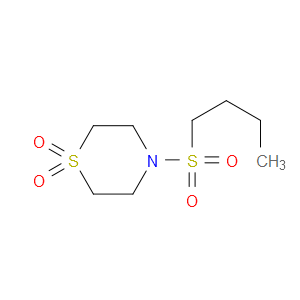 Thiomorpholine, 4-(butylsulfonyl)-, 1,1-dioxide