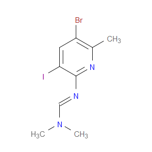 Methanimidamide, N'-(5-bromo-3-iodo-6-methyl-2-pyridinyl)-N,N-dimethyl-, (1E)-