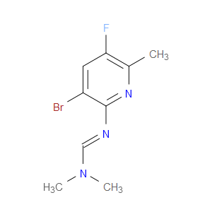 (1E)-N'-(3-Bromo-5-fluoro-6-methyl-2-pyridinyl)-N,N-dimethylmethanimidamide