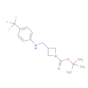 tert-butyl 3-(((4-(trifluoromethyl)phenyl)amino)methyl)azetidine-1-carboxylate