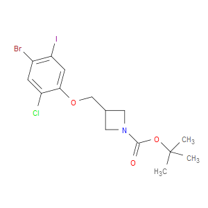 tert-butyl 3-((4-bromo-2-chloro-5-iodophenoxy)methyl)azetidine-1-carboxylate