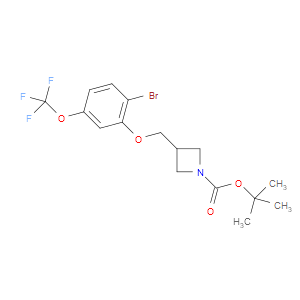 tert-butyl 3-((2-bromo-5-(trifluoromethoxy)phenoxy)methyl)azetidine-1-carboxylate
