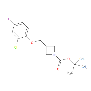 tert-butyl 3-((2-chloro-4-iodophenoxy)methyl)azetidine-1-carboxylate