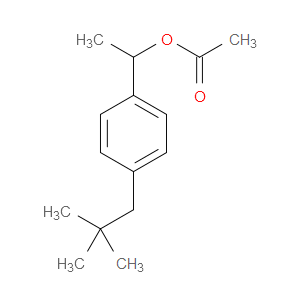 Benzenemethanol, 4-(2,2-dimethylpropyl)-α-methyl-, 1-acetate