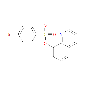 8-Quinolinyl 4-bromobenzenesulfonate