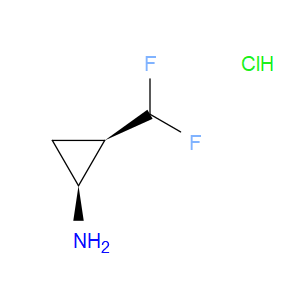 Cyclopropanamine, 2-(difluoromethyl)-, hydrochloride (1:1), (1S,2R)-
