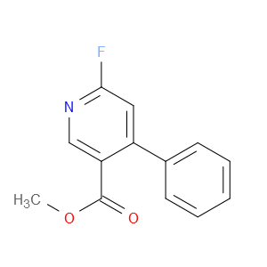 methyl 6-fluoro-4-phenylnicotinate