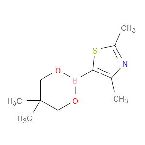 Thiazole, 5-(5,5-dimethyl-1,3,2-dioxaborinan-2-yl)-2,4-dimethyl-