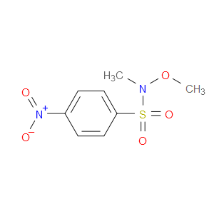 N-Methoxy-N-methyl-4-nitrobenzenesulfonamide