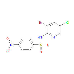 N-(3-Bromo-5-chloro-2-pyridinyl)-4-nitrobenzenesulfonamide