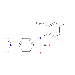 N-(4-Fluoro-2-methylphenyl)-4-nitrobenzenesulfonamide