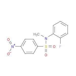 N-(2-Fluorophenyl)-N-methyl-4-nitrobenzenesulfonamide