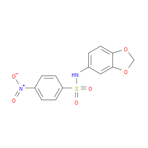 N-1,3-Benzodioxol-5-yl-4-nitrobenzenesulfonamide