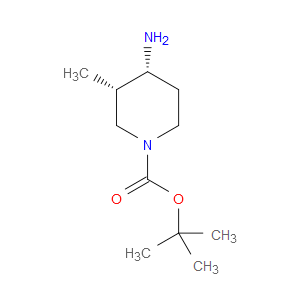 rel-1,1-Dimethylethyl (3R,4S)-4-amino-3-methyl-1-piperidinecarboxylate