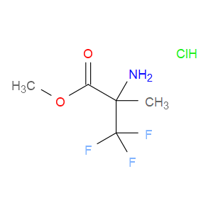 Alanine, 3,3,3-trifluoro-2-methyl-, methyl ester, hydrochloride (1:1)