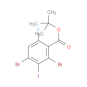 tert-butyl 2,4-dibromo-6-fluoro-3-iodobenzoate