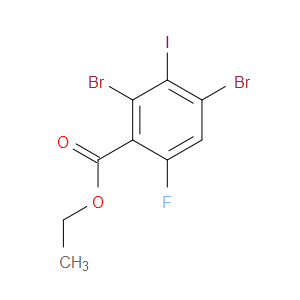 ethyl 2,4-dibromo-6-fluoro-3-iodobenzoate