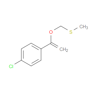 (((1-(4-chlorophenyl)vinyl)oxy)methyl)(methyl)sulfane