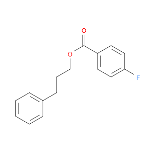 Benzoic acid, 4-fluoro-, 3-phenylpropyl ester