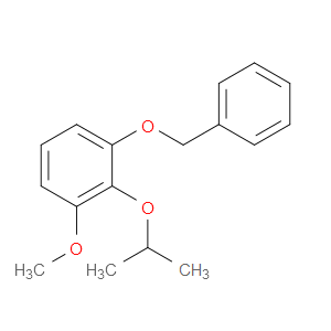 1-Methoxy-2-(1-methylethoxy)-3-(phenylmethoxy)benzene
