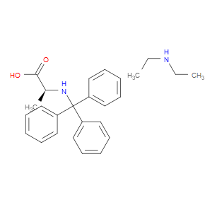 L-Alanine, N-(triphenylmethyl)-, compd. with N-ethylethanamine (1:1)