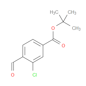 tert-butyl 3-chloro-4-formylbenzoate