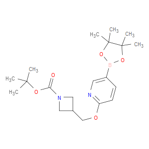 tert-butyl 3-(((5-(4,4,5,5-tetramethyl-1,3,2-dioxaborolan-2-yl)pyridin-2-yl)oxy)methyl)azetidine-1-carboxylate