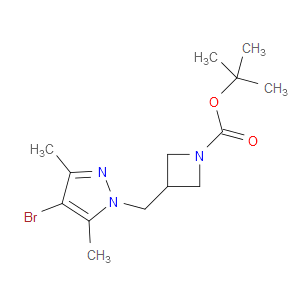 tert-butyl 3-((4-bromo-3,5-dimethyl-1H-pyrazol-1-yl)methyl)azetidine-1-carboxylate