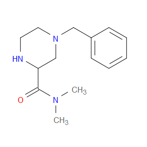 N,N-Dimethyl-4-(phenylmethyl)-2-piperazinecarboxamide