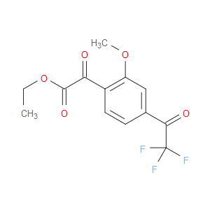ethyl 2-(2-methoxy-4-(2,2,2-trifluoroacetyl)phenyl)-2-oxoacetate