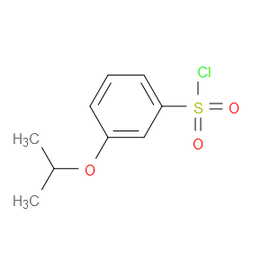 3-isopropoxybenzene-1-sulfonyl chloride