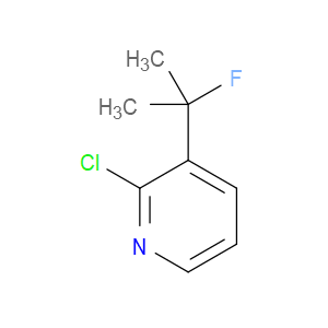 2-chloro-3-(2-fluoropropan-2-yl)pyridine