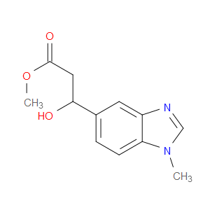 Methyl β-hydroxy-1-methyl-1H-benzimidazole-5-propanoate