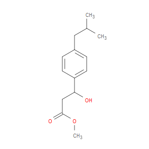 Methyl β-hydroxy-4-(2-methylpropyl)benzenepropanoate
