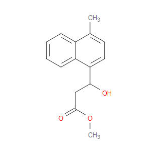 Methyl β-hydroxy-4-methyl-1-naphthalenepropanoate