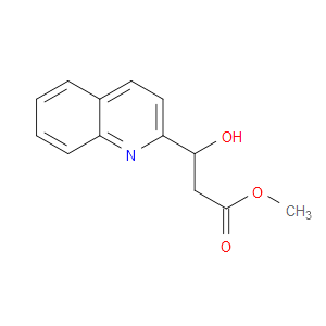 Methyl β-hydroxy-2-quinolinepropanoate