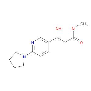 Methyl β-hydroxy-6-(1-pyrrolidinyl)-3-pyridinepropanoate