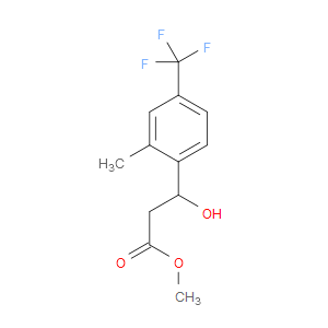 Methyl β-hydroxy-2-methyl-4-(trifluoromethyl)benzenepropanoate
